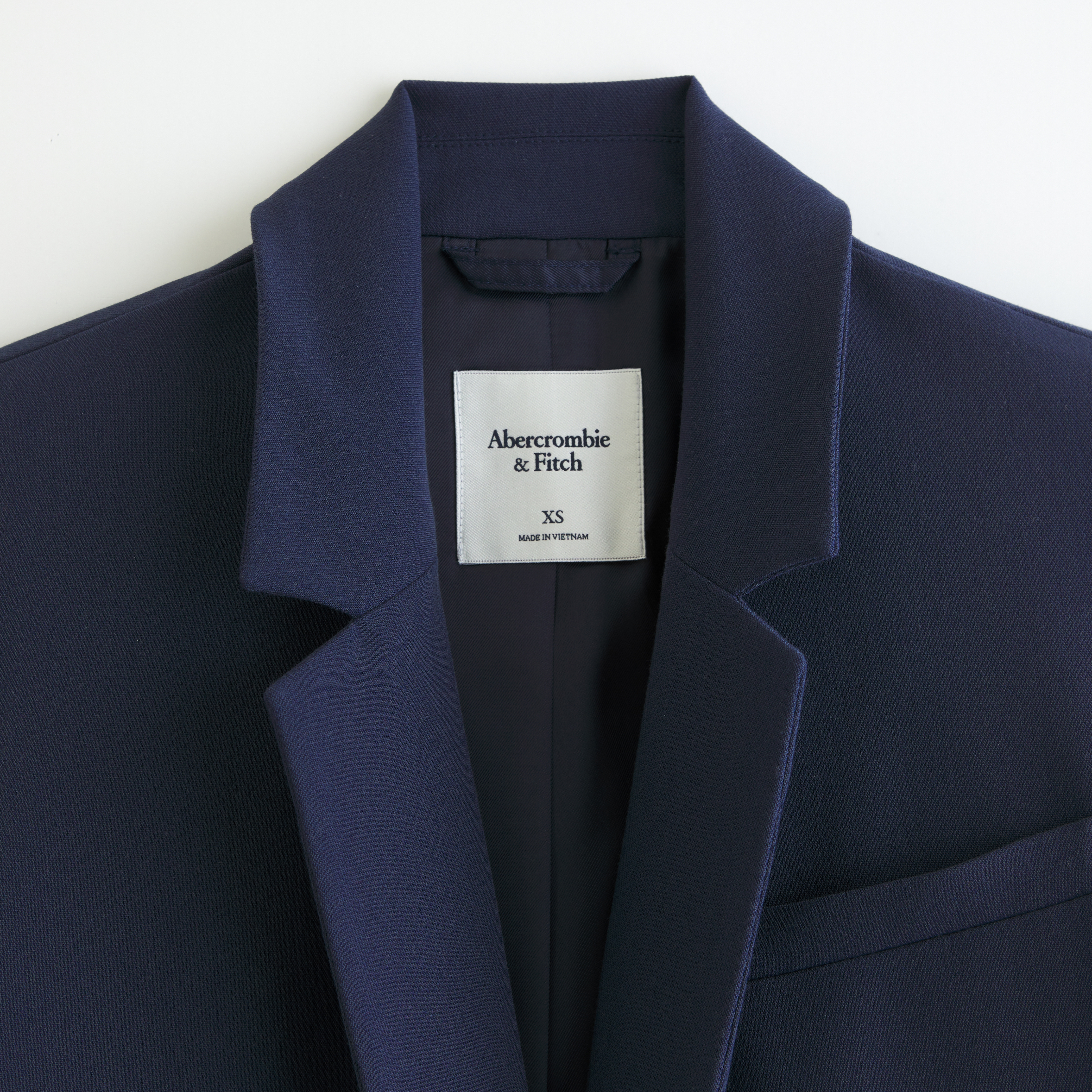 Abercrombie & Fitch Classic Suiting Blazer In Blue