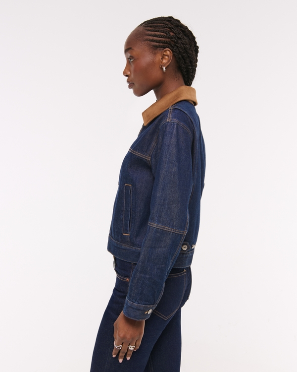 Denim Zip-Up Jacket
