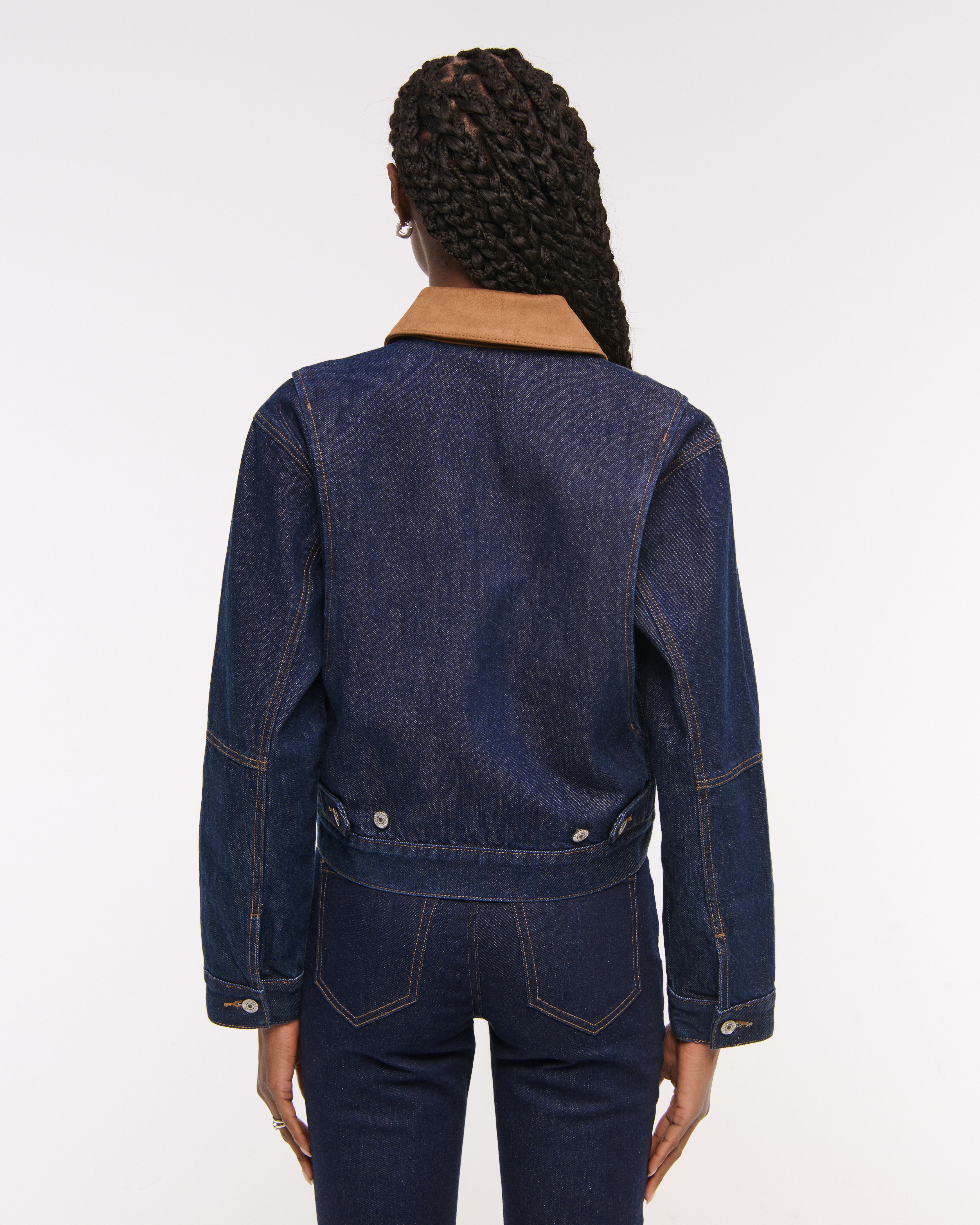 ジャケット・アウター DENIM DOCKING TAILORED JACKET .10 DENIM DOCKING TAILORED JACKET .10 [GLEN CHECK/INDIGO