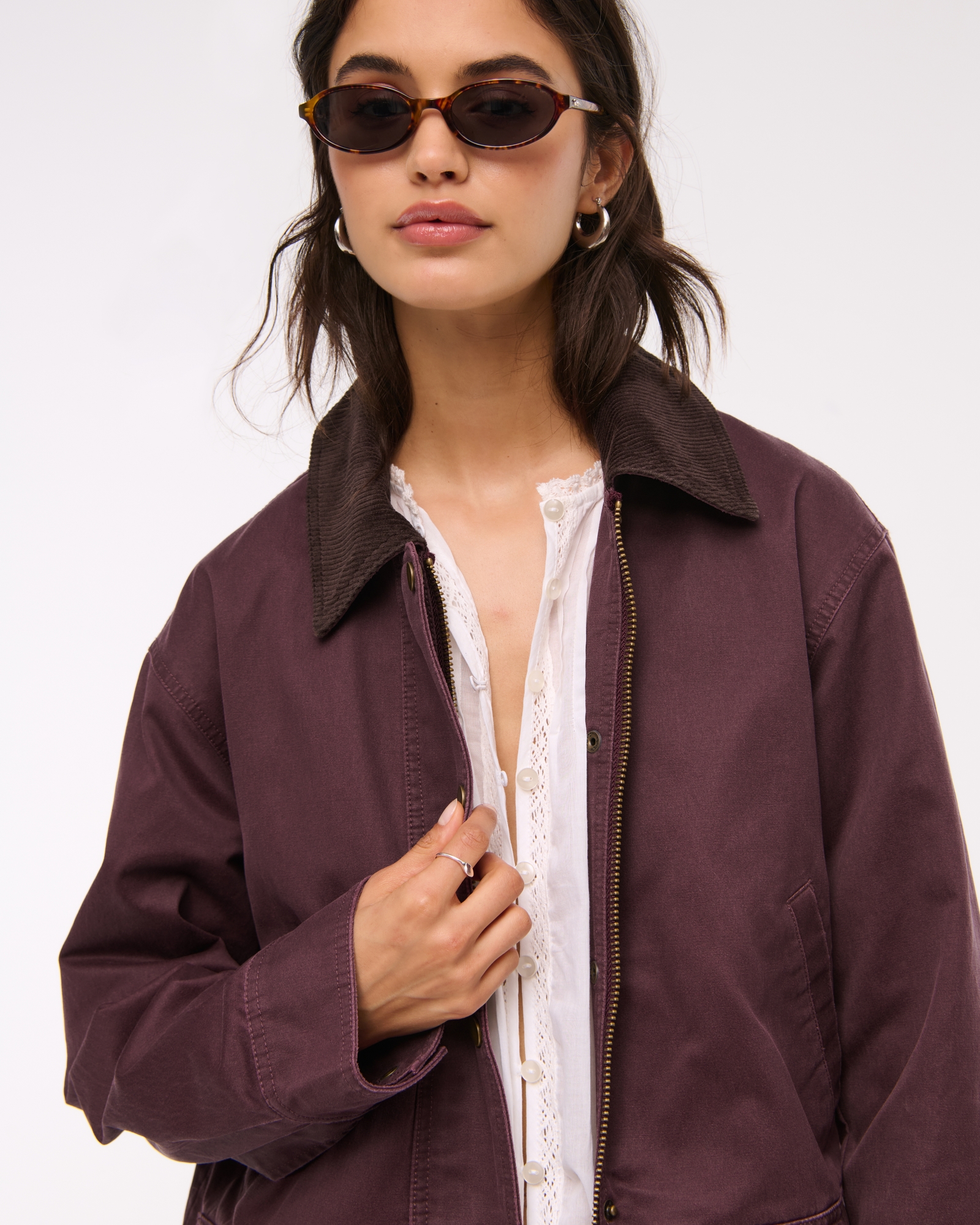 Mid-Length Waxed Barn Jacket