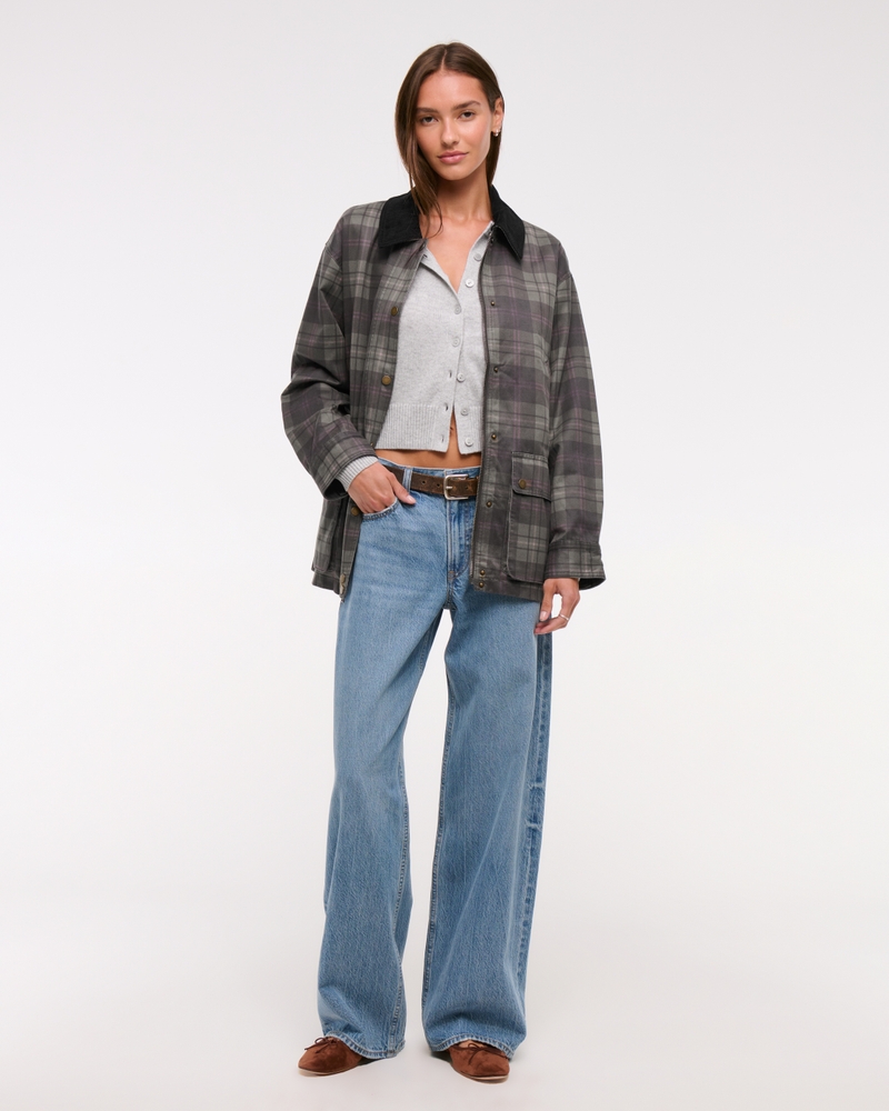 Mid-Length Waxed Barn Jacket