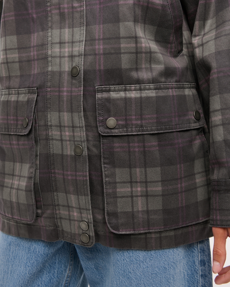 Mid-Length Waxed Barn Jacket