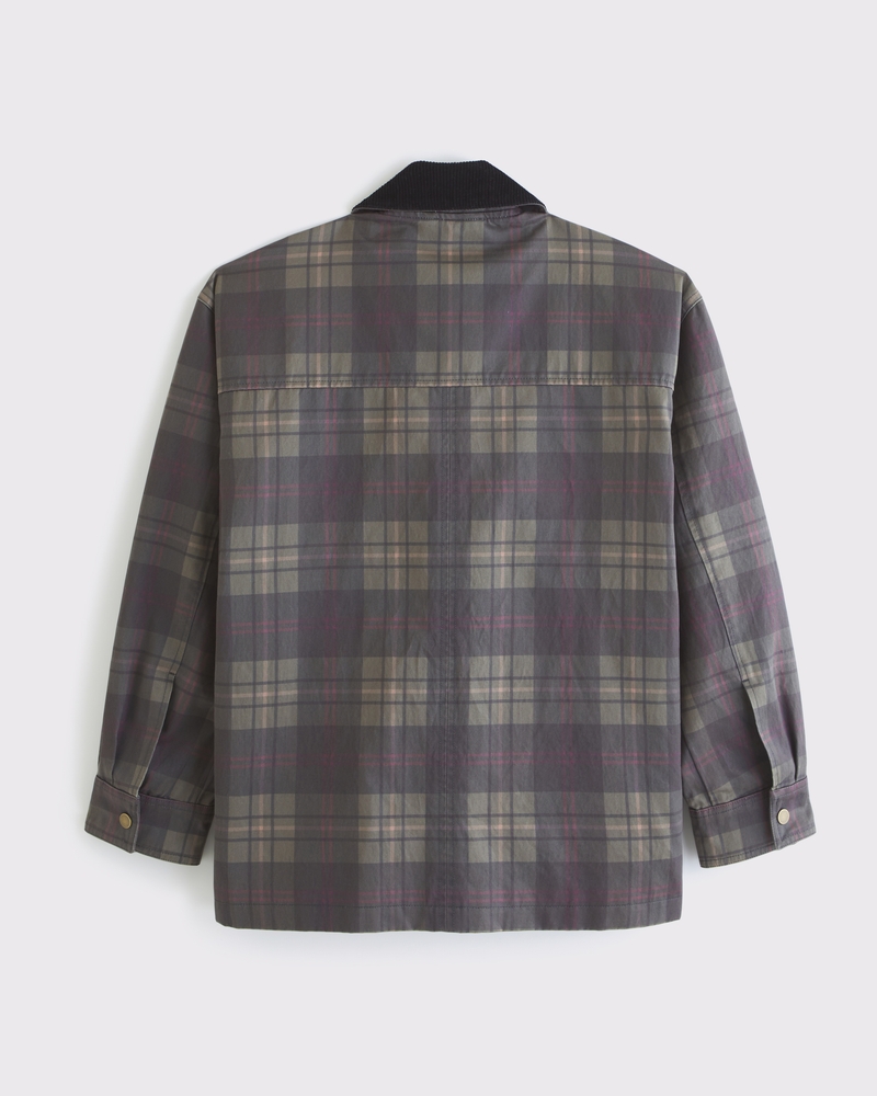 Mid-Length Waxed Barn Jacket