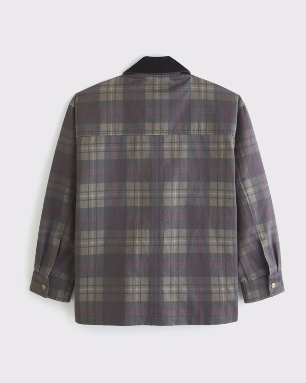 Mid-Length Waxed Barn Jacket