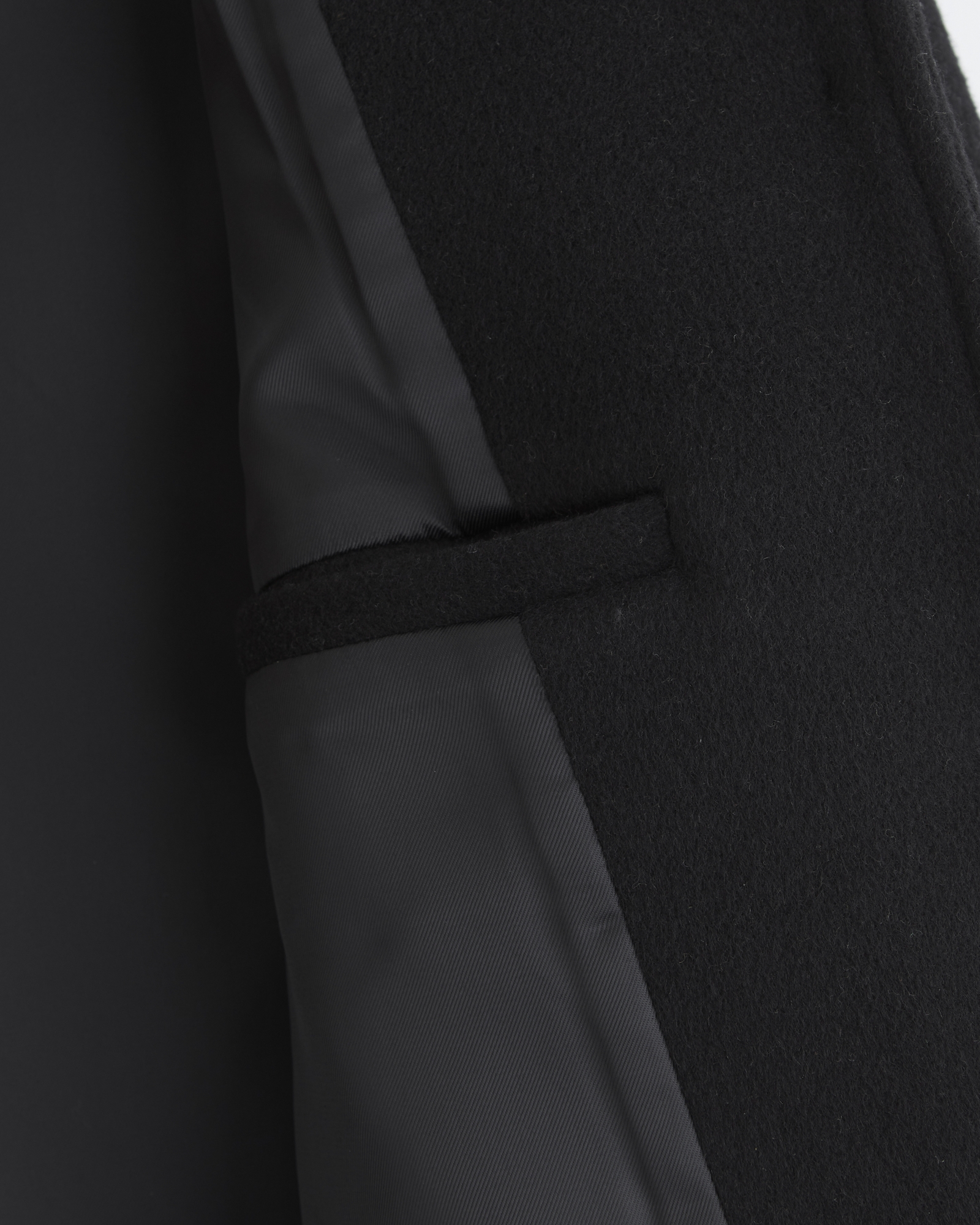 Short Wool-Blend Coat