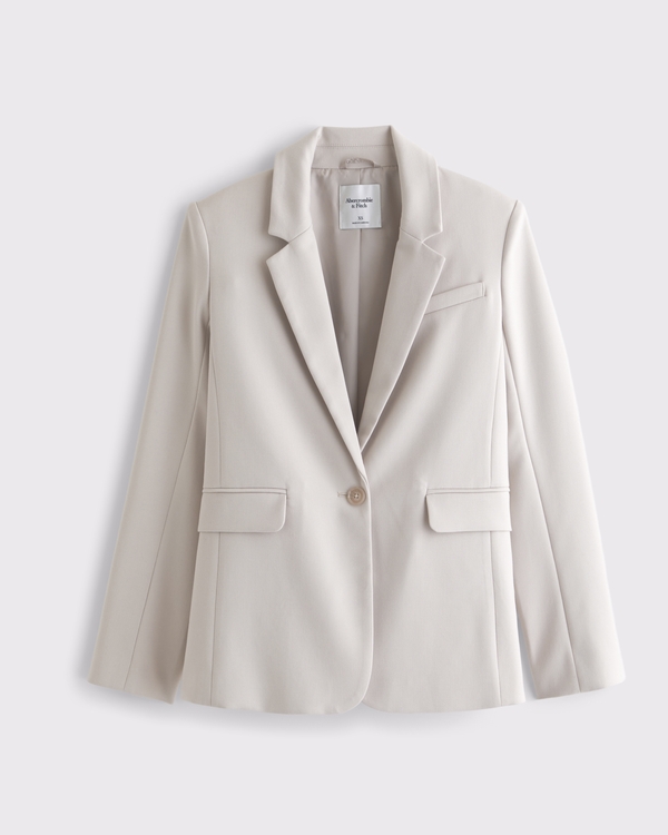 Classic Suiting Blazer, Ash view 1