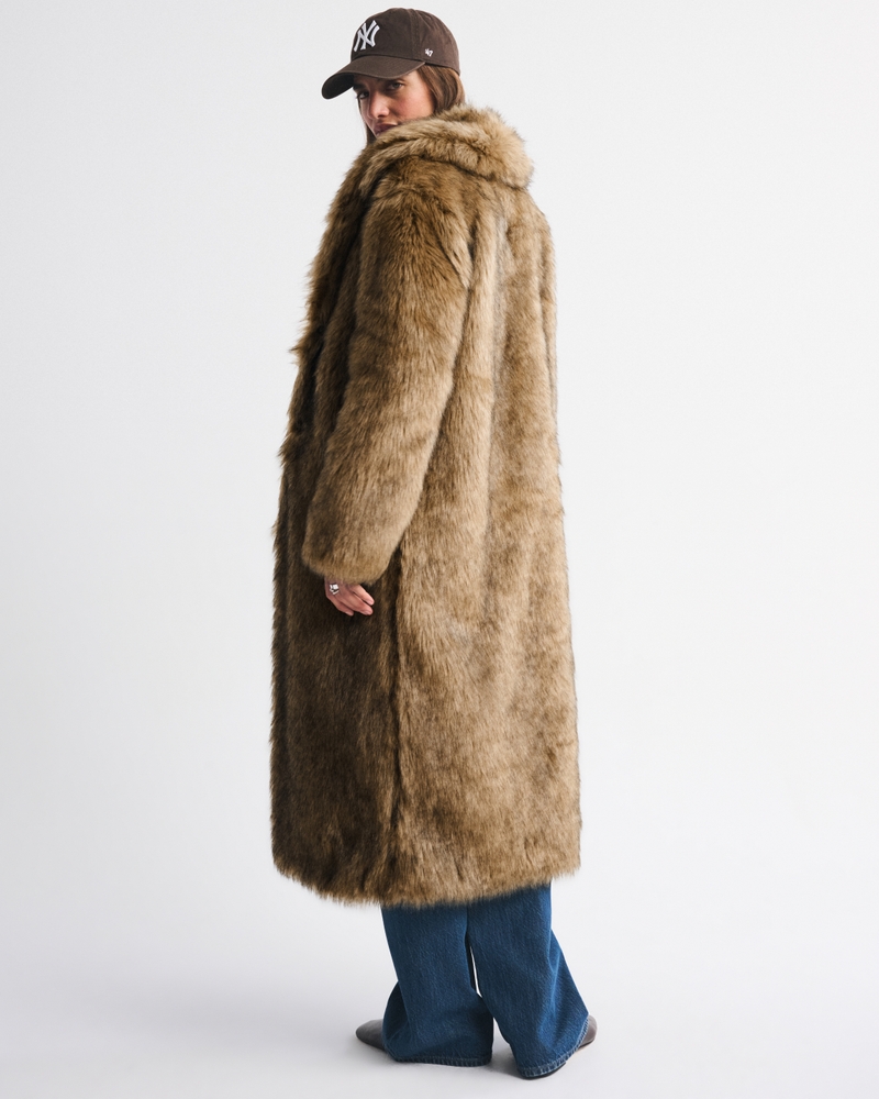 Long Faux Fur Coat