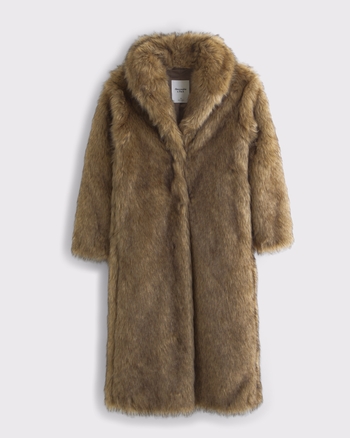 Long Faux Fur Coat