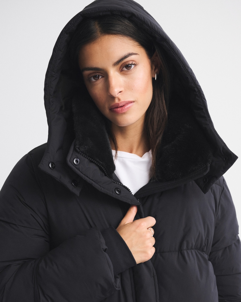 Nylon Long Puffer