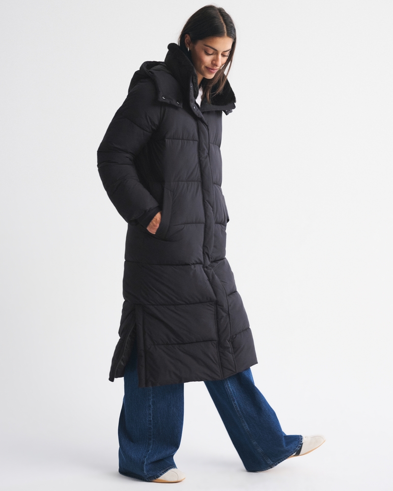 Nylon Long Puffer