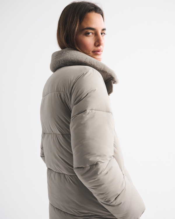 Nylon Long Puffer