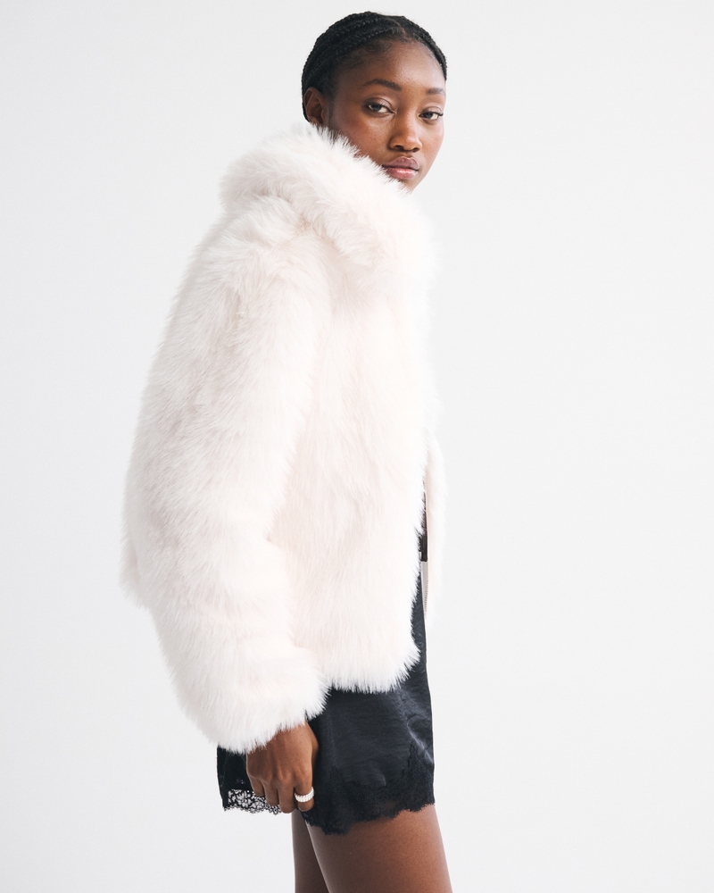 Short Faux Fur Coat