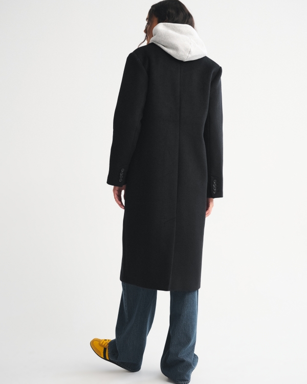 Wool-Blend Tailored Topcoat