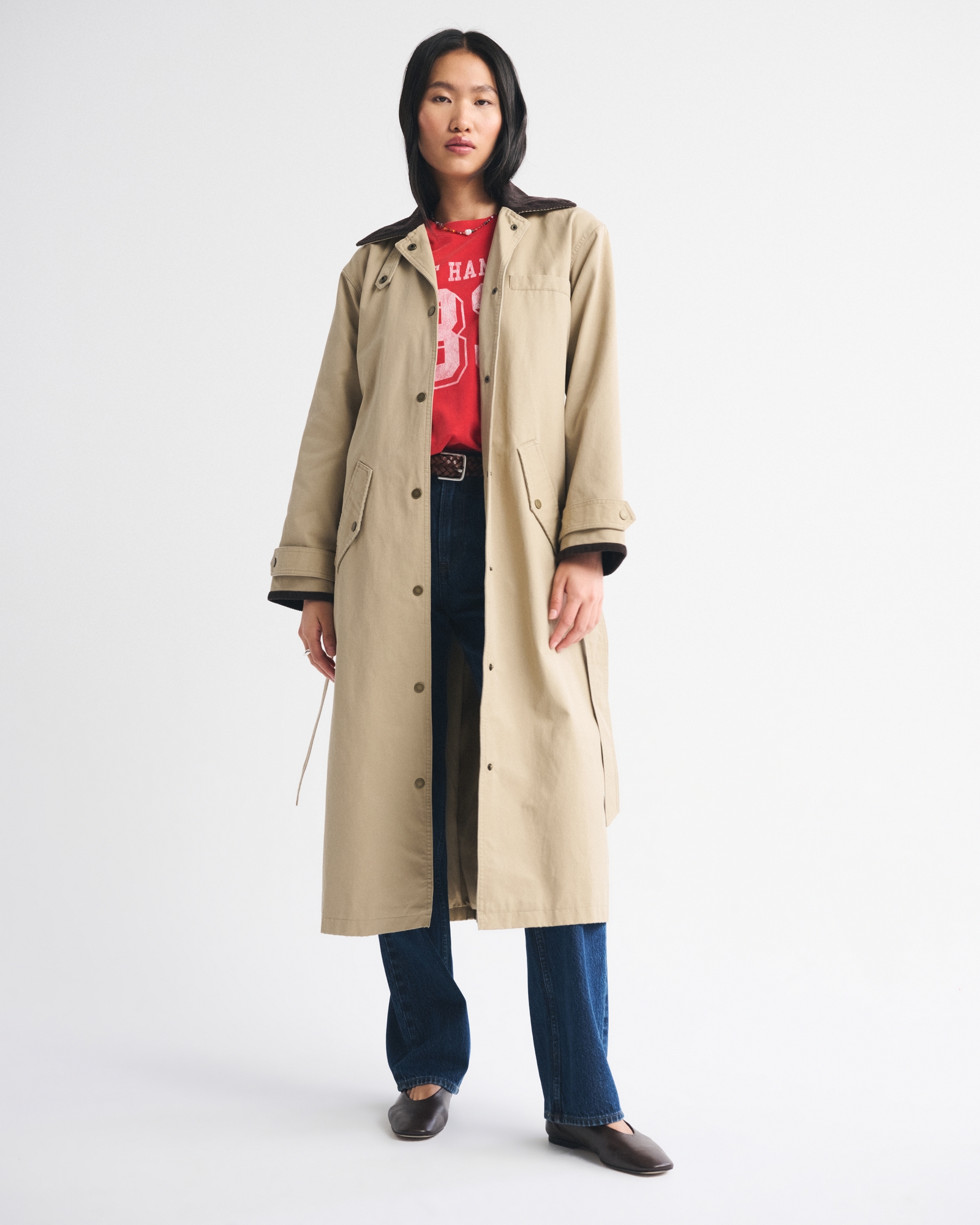 ジャケット・アウター SOFTHYPHEN BASIC TRENCH COAT Abercrombie & Fitch Waxed Mac Coat | MainPlace Mall