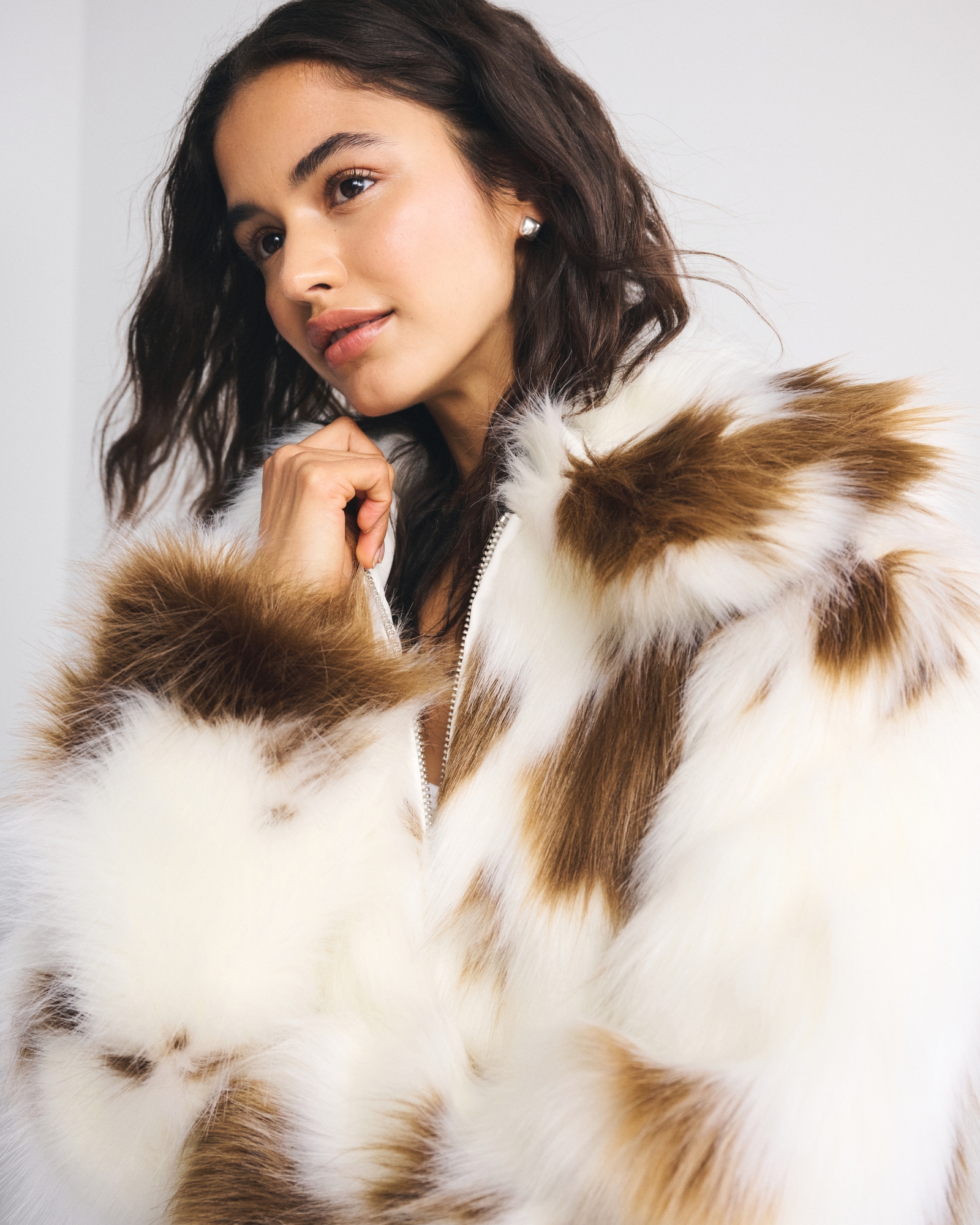 Short Faux Fur Coat