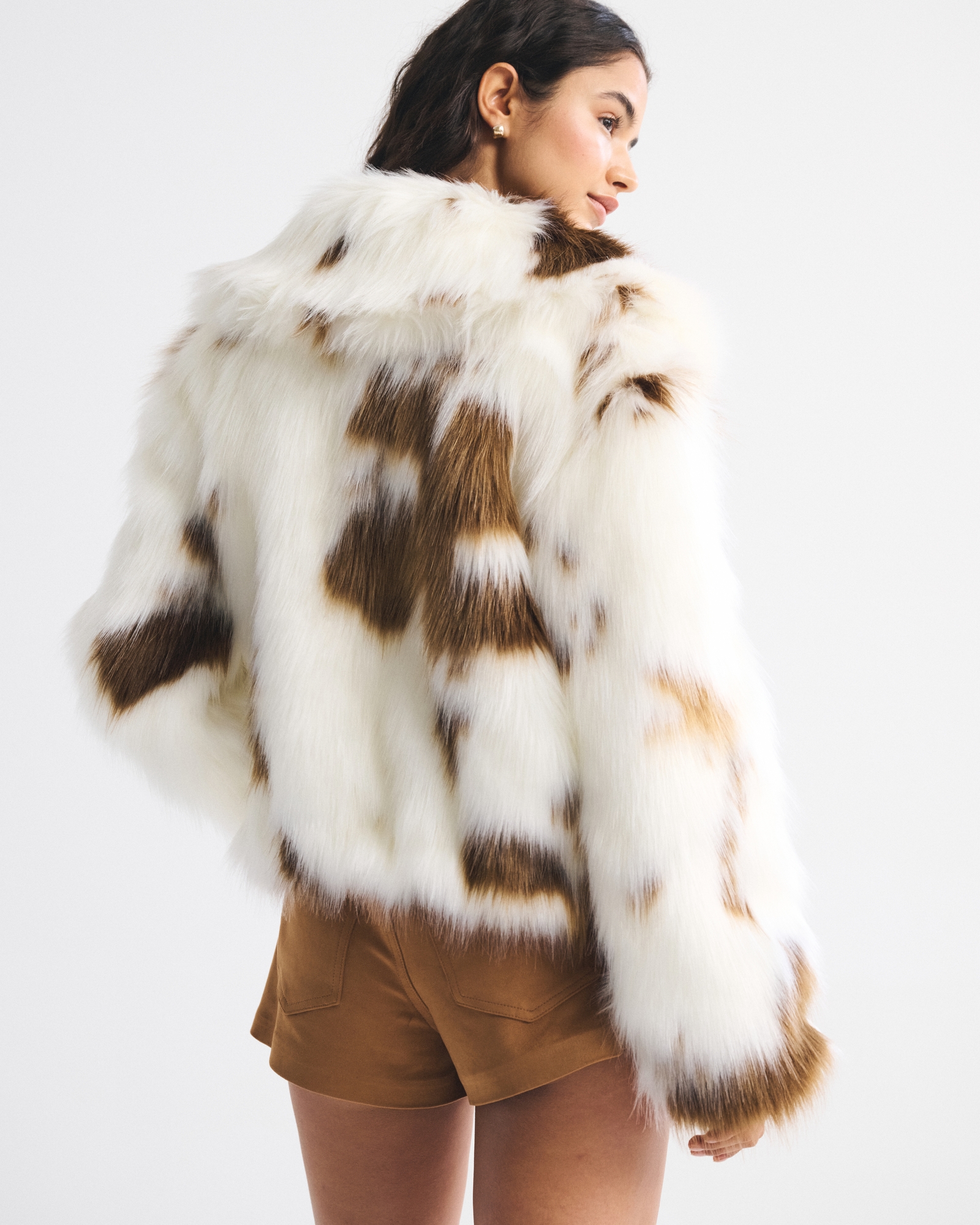 Short Faux Fur Coat