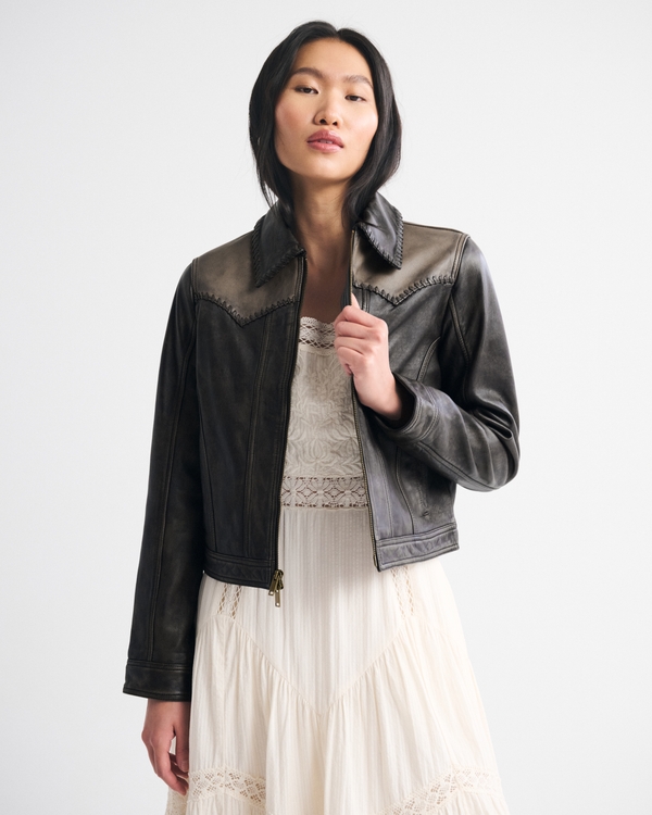 Western Genuine Leather Jacket - image 2