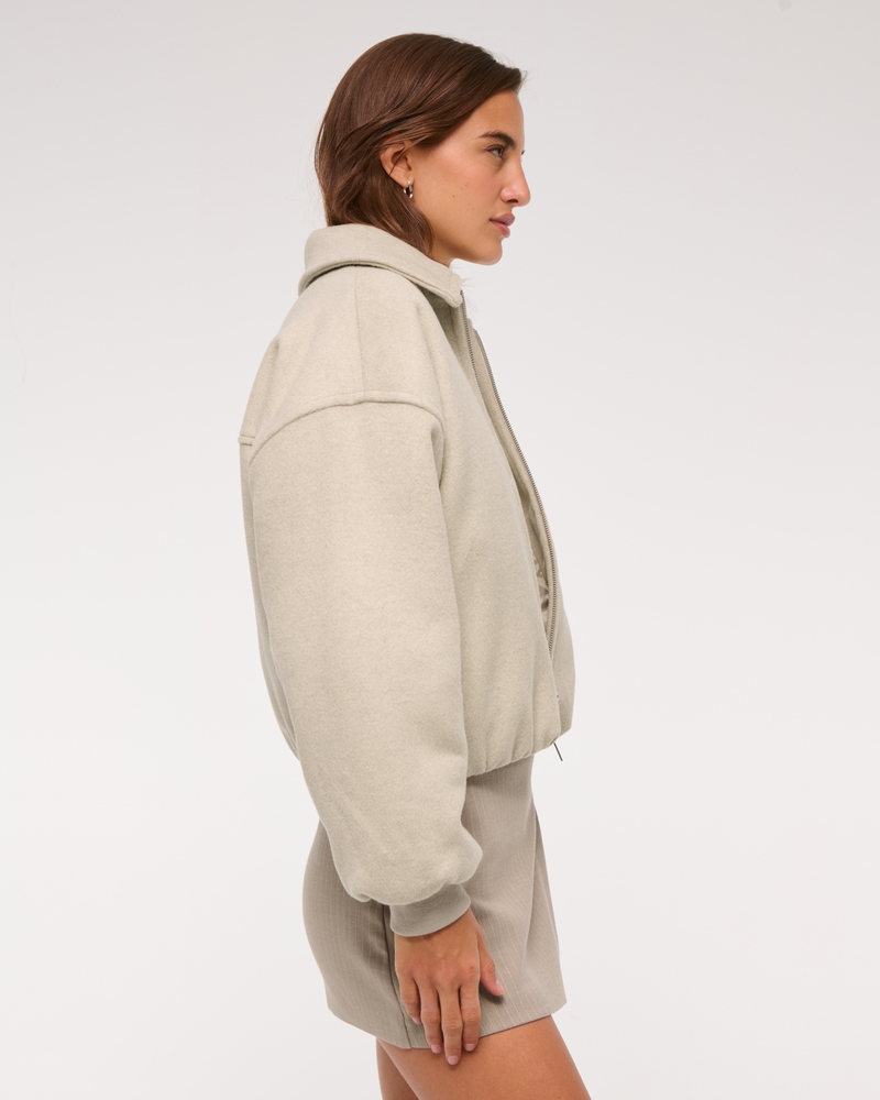 Bubble Hem Short Coat