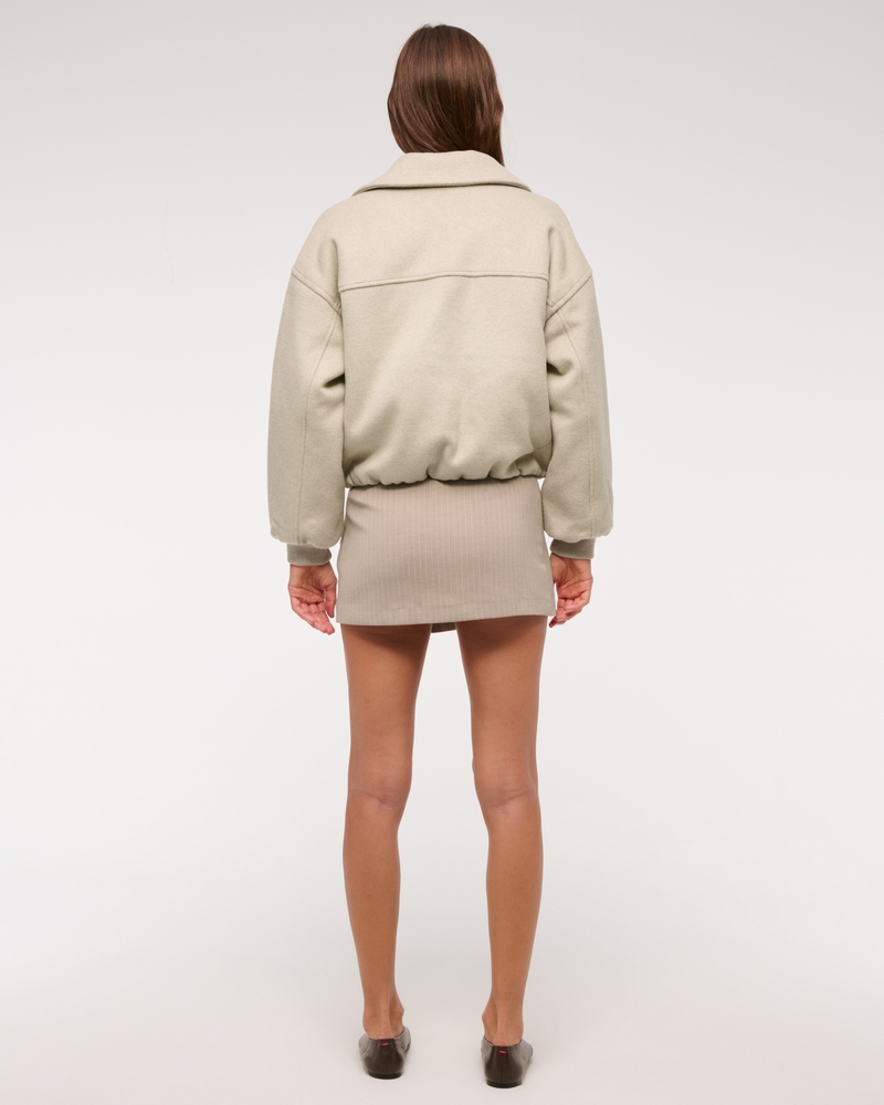 Bubble Hem Short Coat