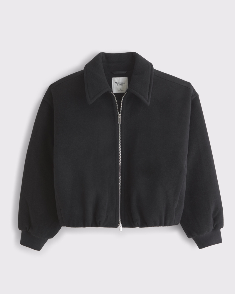 Women's Bubble Hem Short Coat | Women's Coats & Jackets