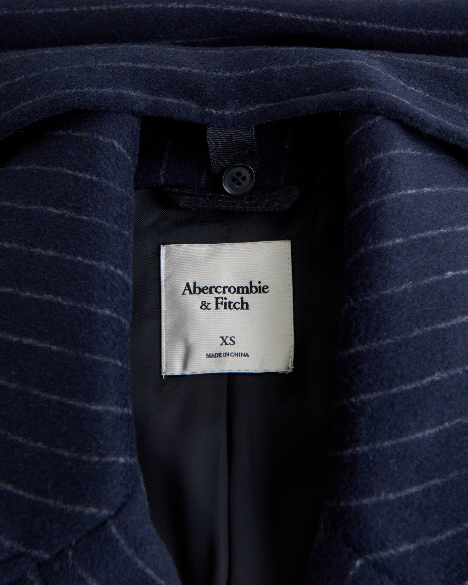 Removable Scarf Long Wool-Blend Coat