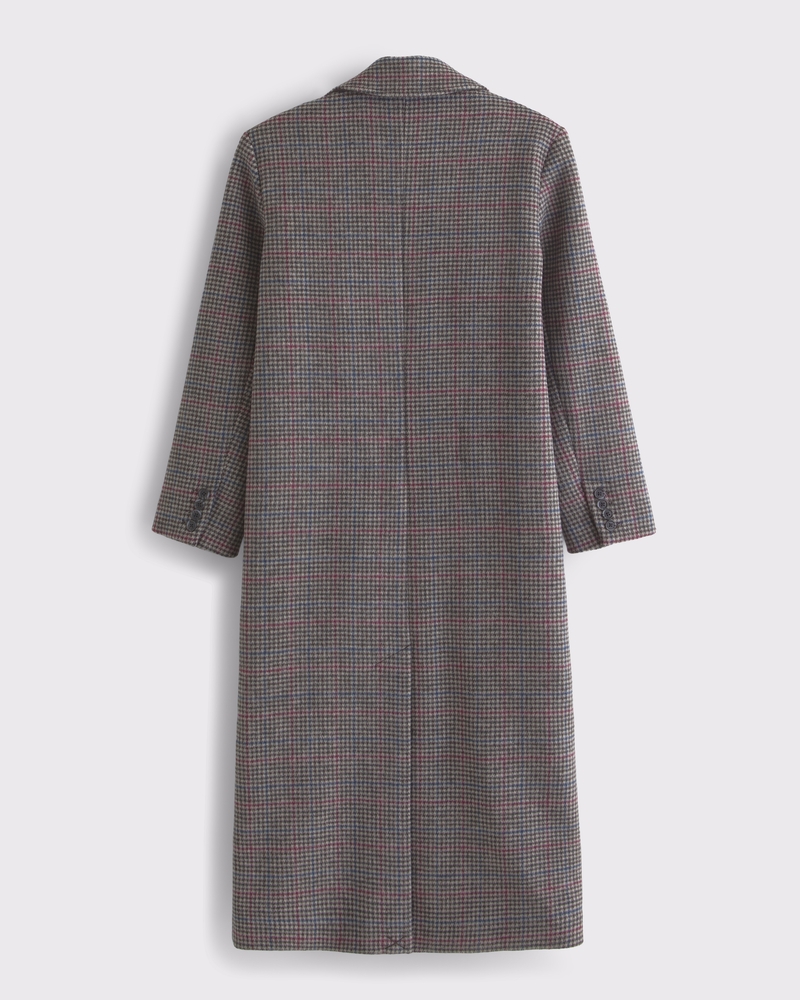 Wool-Blend Tailored Topcoat