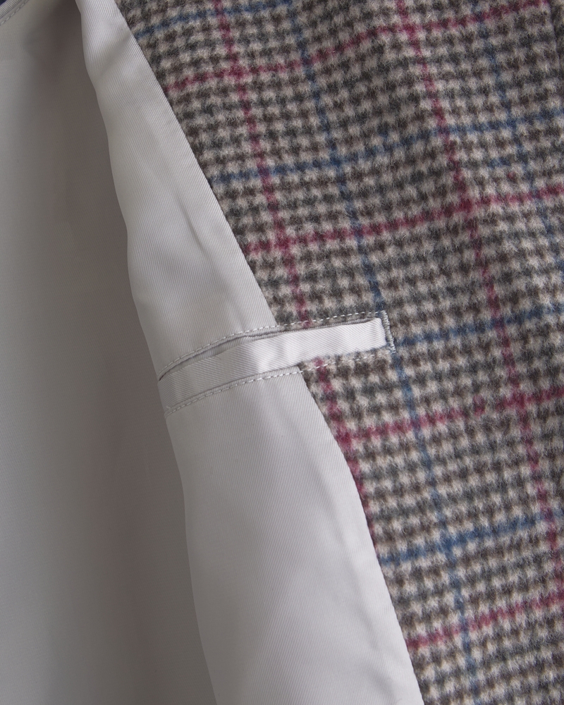 Wool-Blend Tailored Topcoat