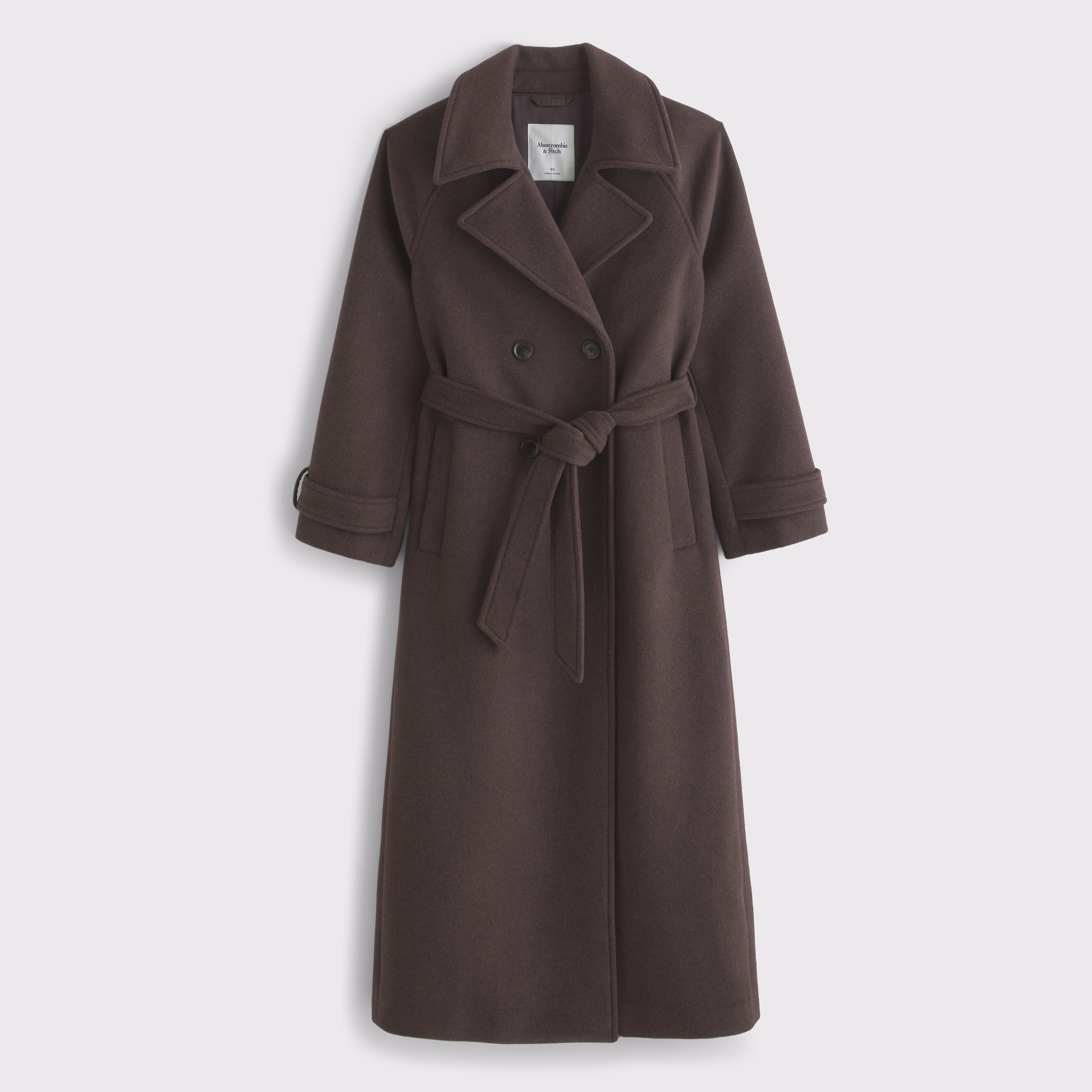 Women's Wool-Blend Trench Coat | Women's Clearance