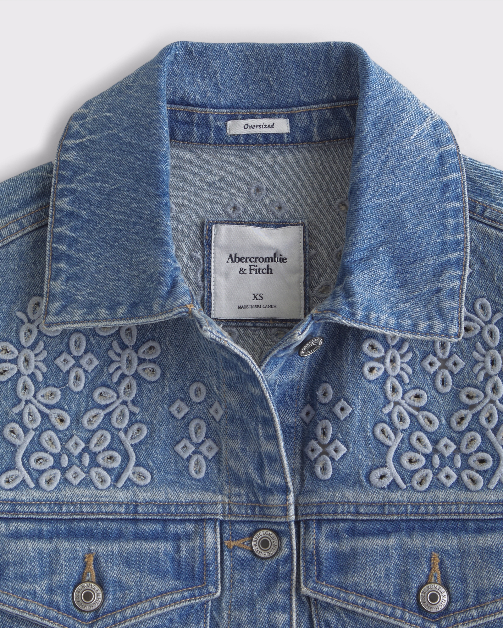 Cutwork Denim Trucker Jacket