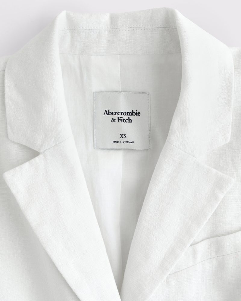 Short Sleeve Premium Linen Blazer