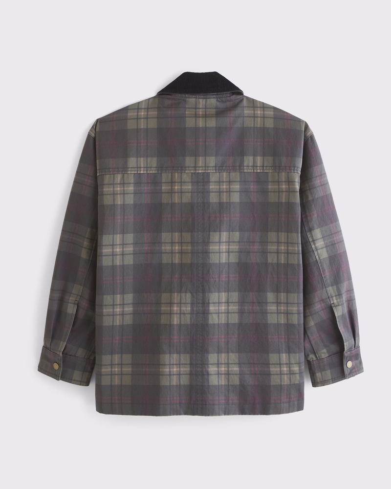 Mid-Length Waxed Barn Jacket