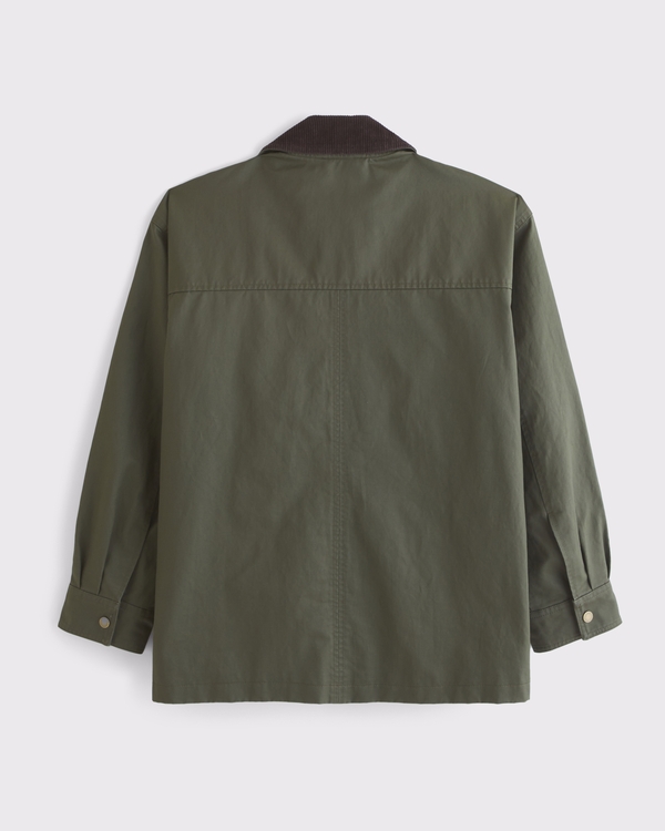 Mid-Length Waxed Barn Jacket