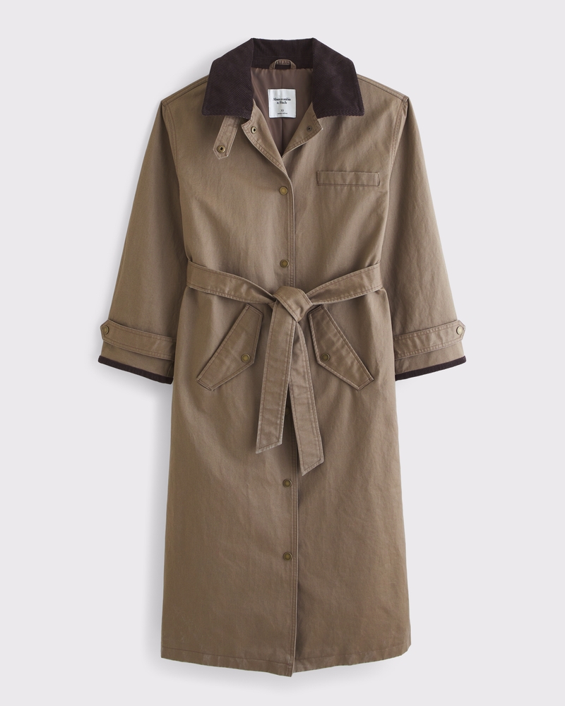 Long Waxed Barn Coat
