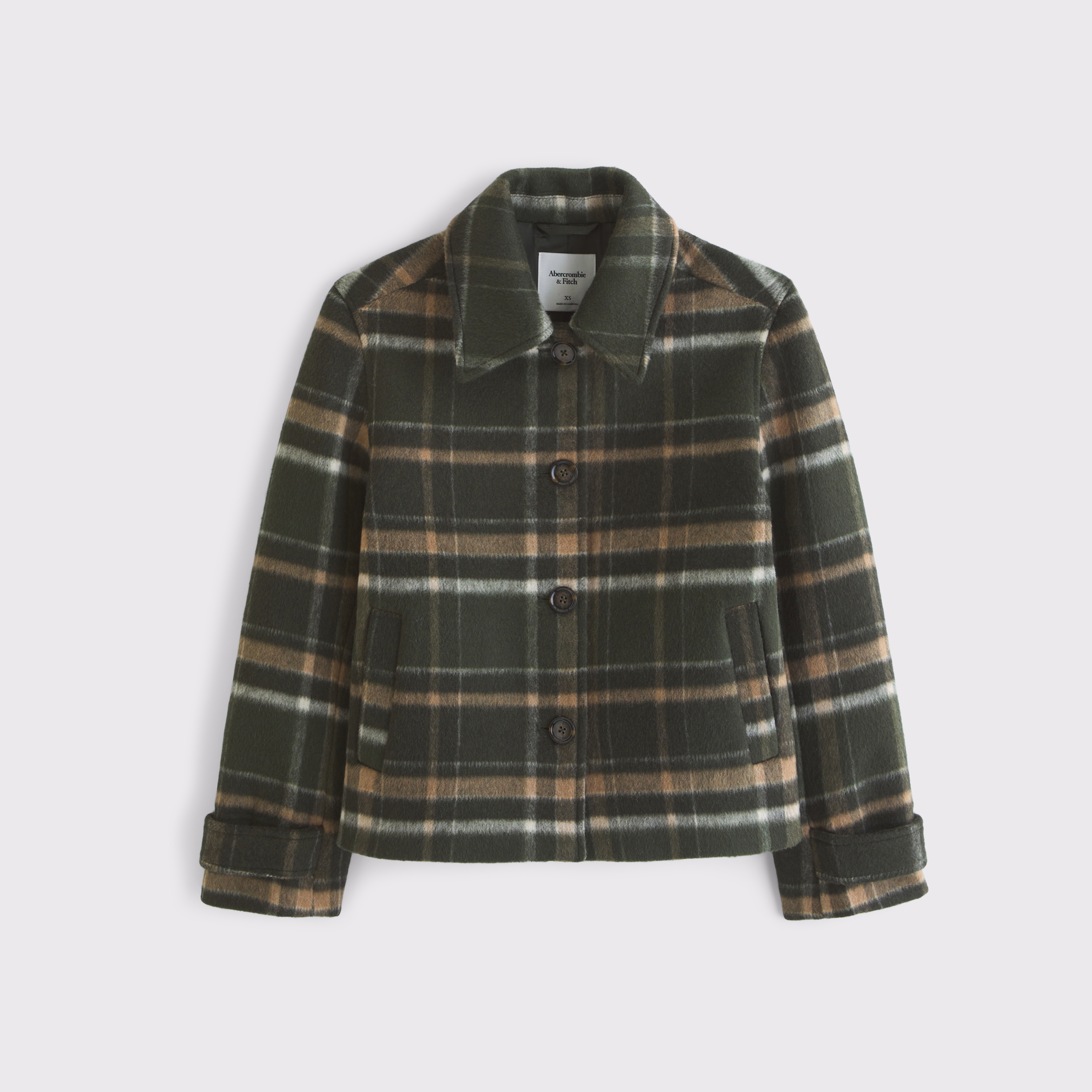 ジャケット・アウター tenderloin flannel check coat 0400021841991_BROWN?wid=600&