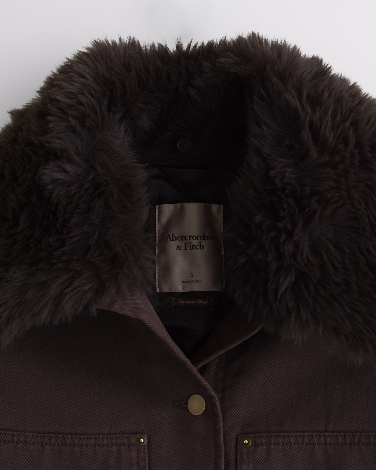 Removable Collar Workwear Coat