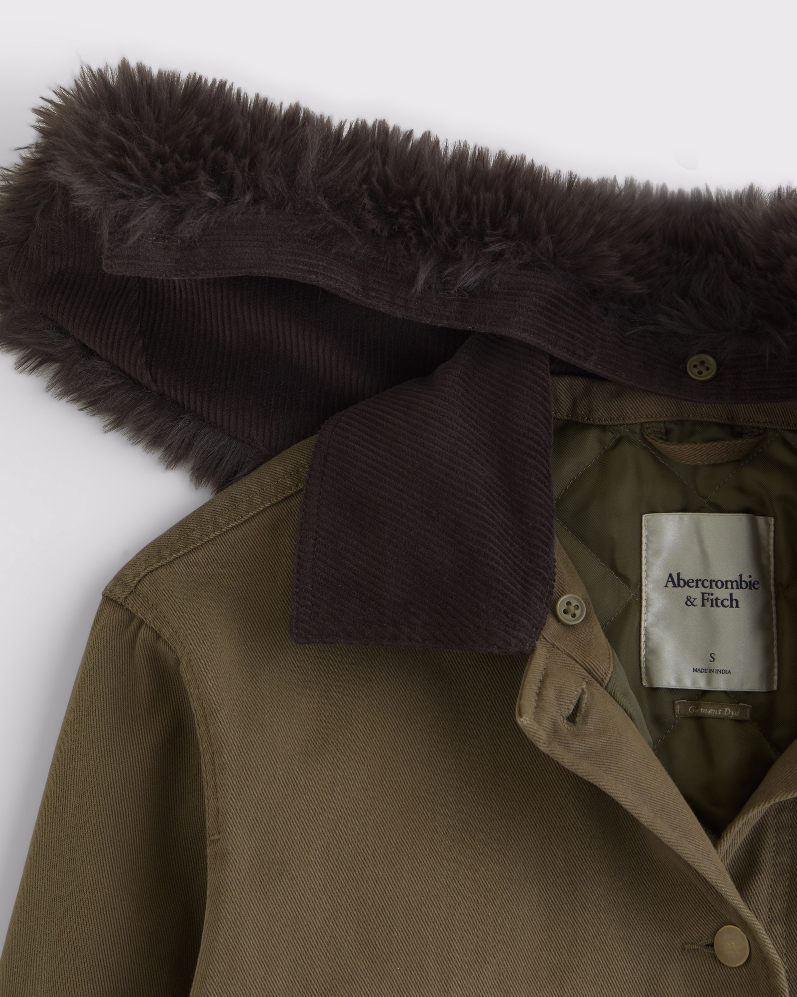 Removable Collar Workwear Coat