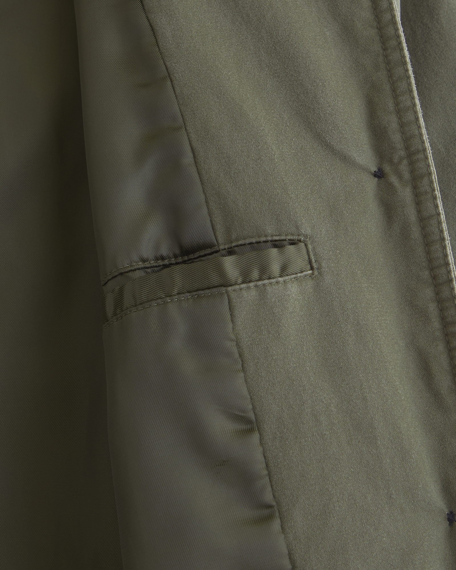 Removable Collar Waxed Mac Coat