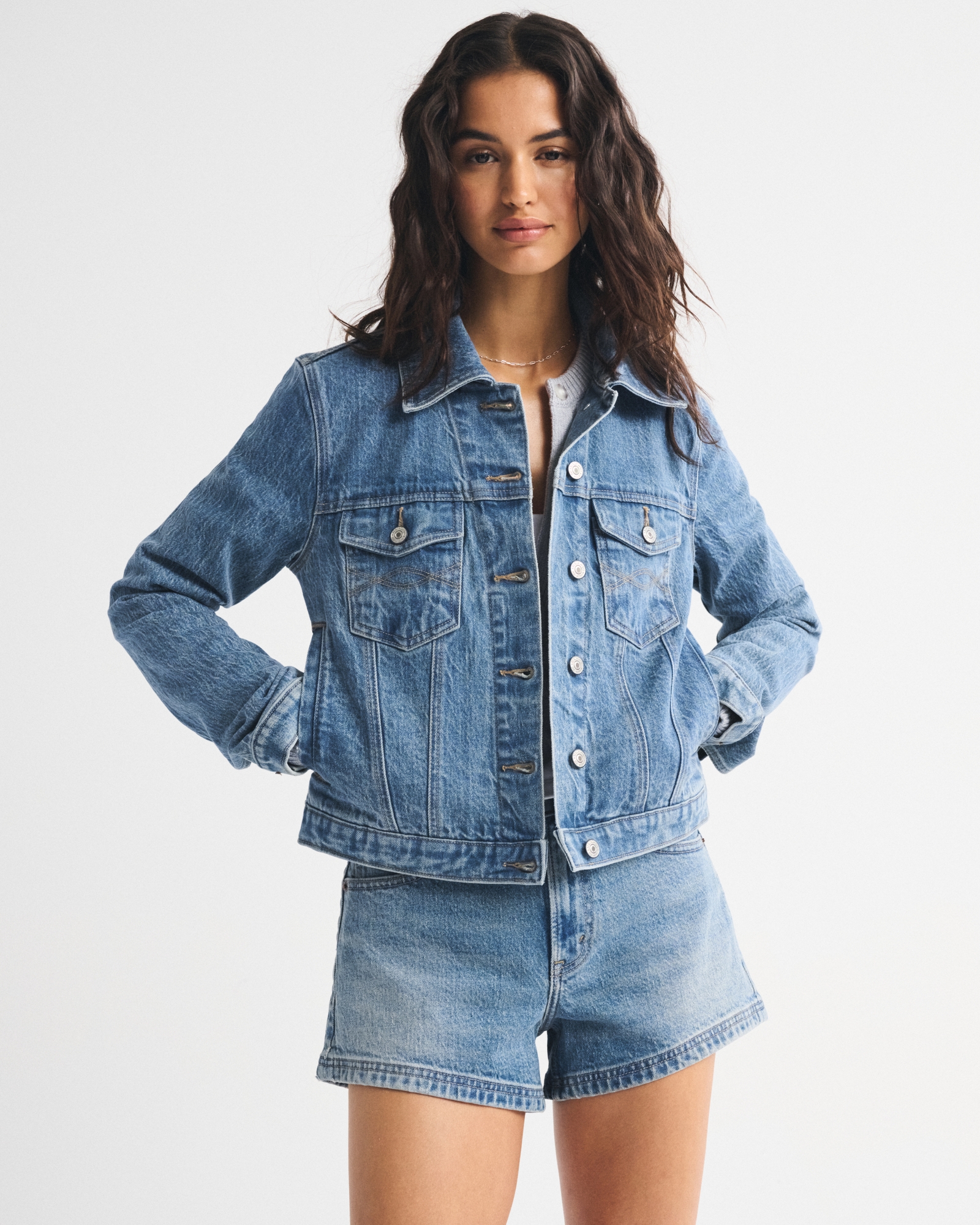 Slim Denim Trucker Jacket