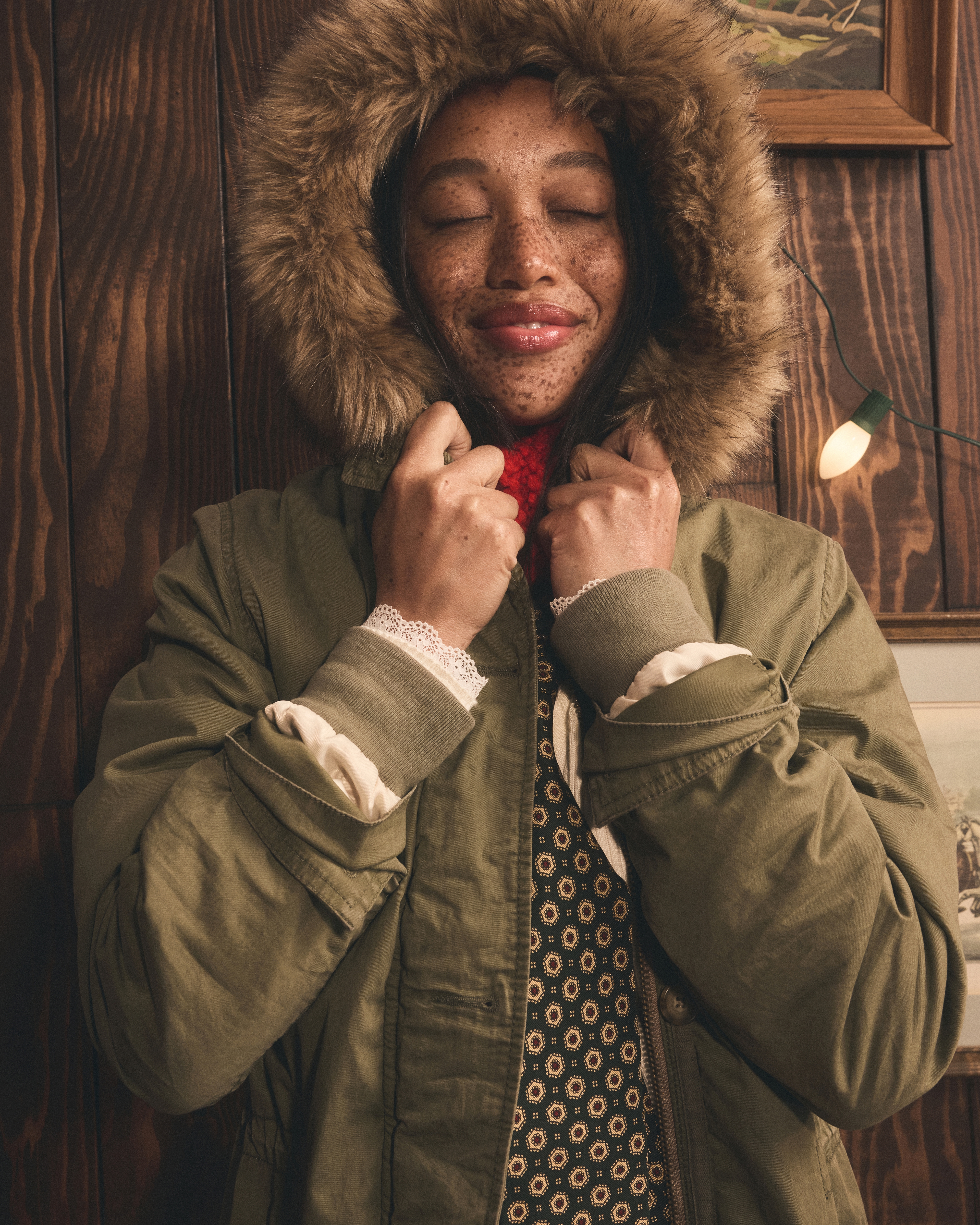 Женские куртки Abercrombie & Fitch Fleece-Lined Parka — фото 4