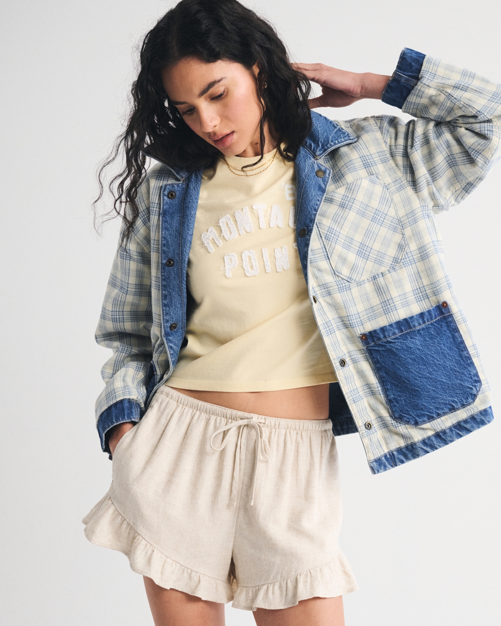 Reversible Denim Shirt Jacket