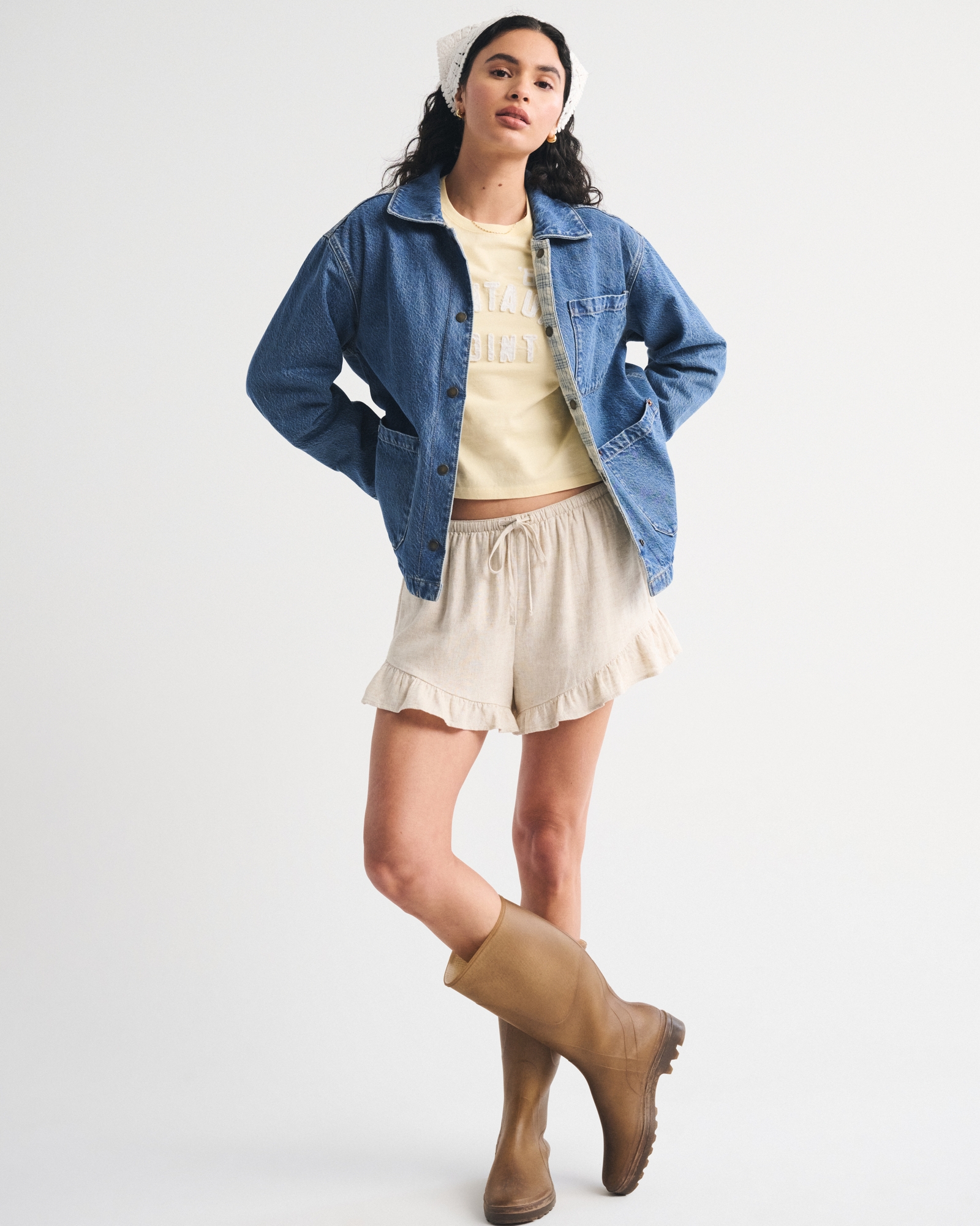 Reversible Denim Shirt Jacket