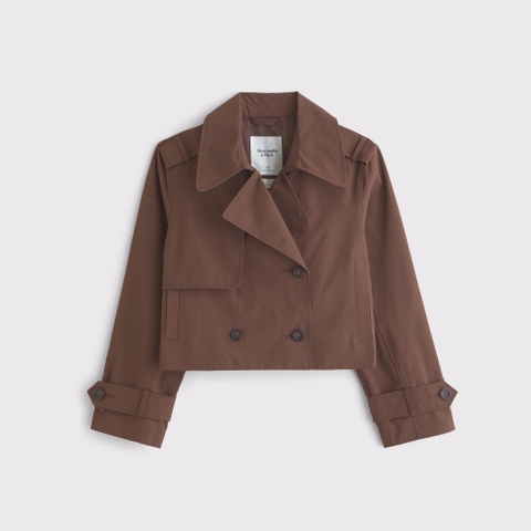 Женские куртки Abercrombie & Fitch Cropped Trench Coat