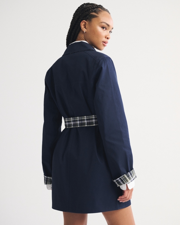 fall dress coat womens Women's Winter Wool Dress Coat Double Breasted Pea Coat Long Trench Coat