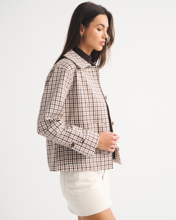 Women's A-Line Short Trench Coat | Women's Coats & Jackets