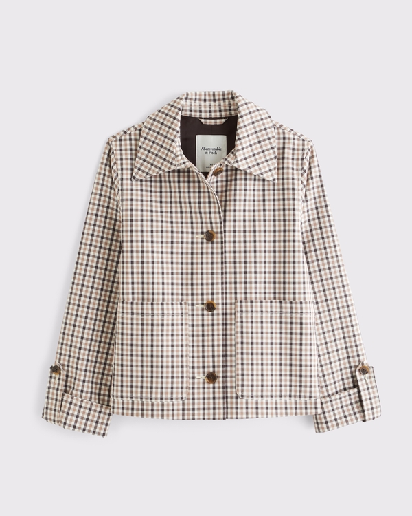 Women's A-Line Short Trench Coat | Women's Coats & Jackets