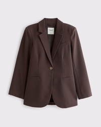 Nipped Waist Suiting Blazer