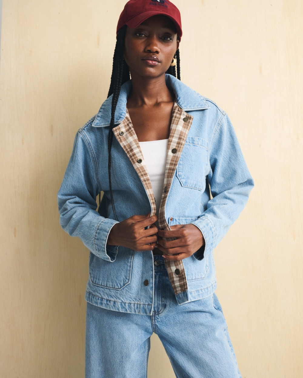 Reversible Denim Shirt Jacket
