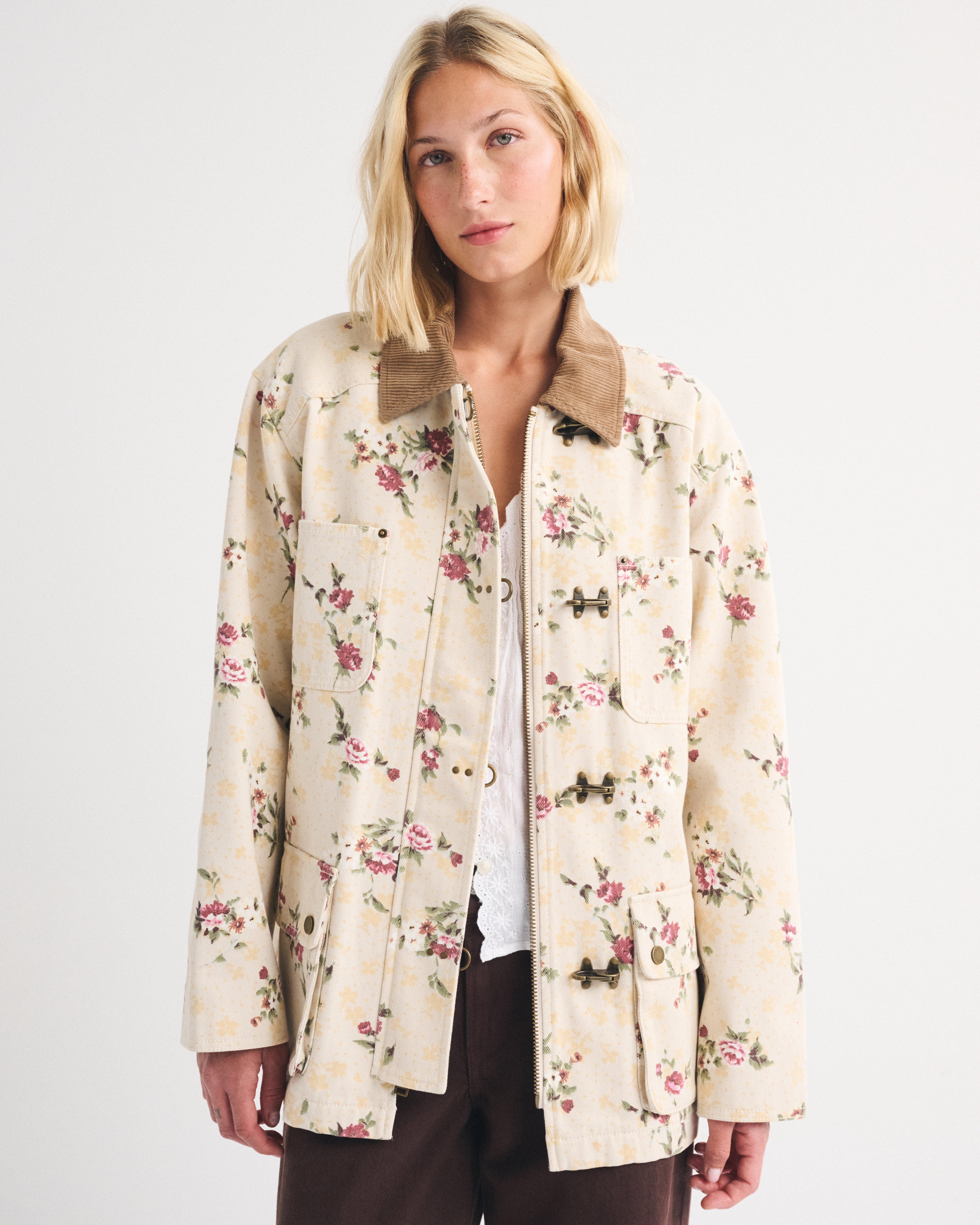Женские куртки Abercrombie & Fitch Mid-Length Barn Jacket — фото 2