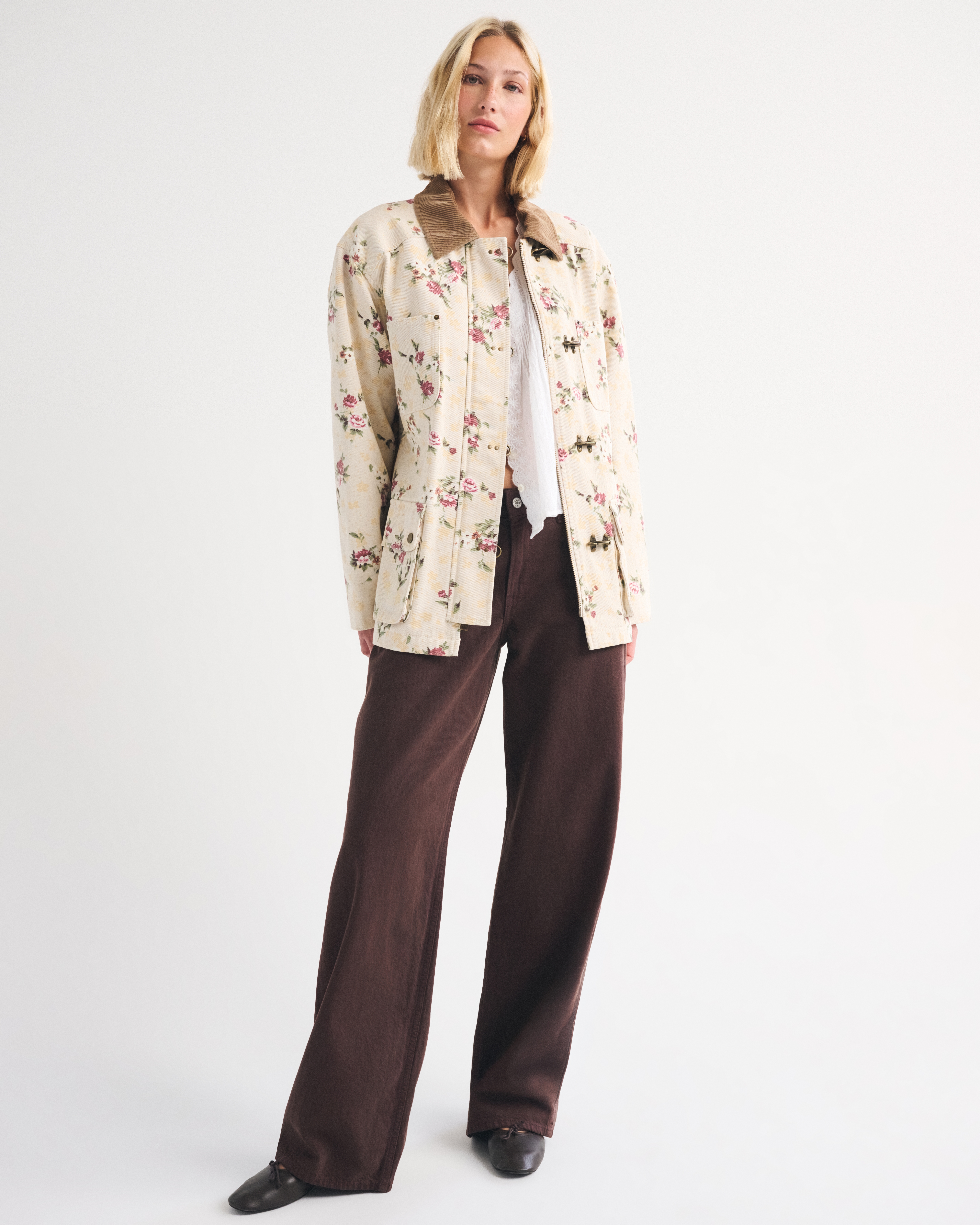 Женские куртки Abercrombie & Fitch Mid-Length Barn Jacket — фото 3