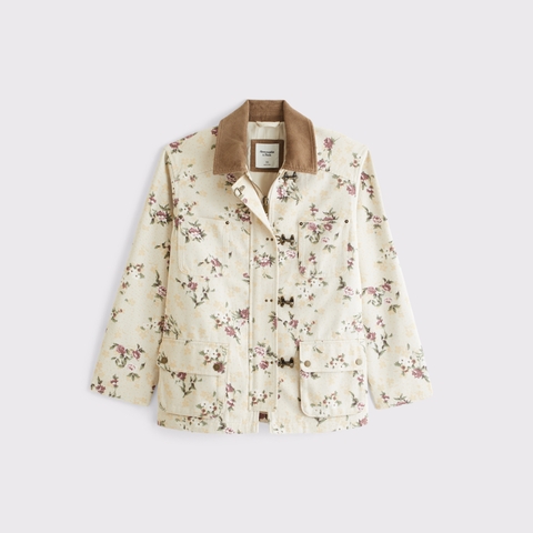 Женские куртки Abercrombie & Fitch Mid-Length Barn Jacket